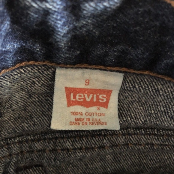 Vintage 80’s Levis 544 Denim Cutoff Shorts - Picture 3 of 8